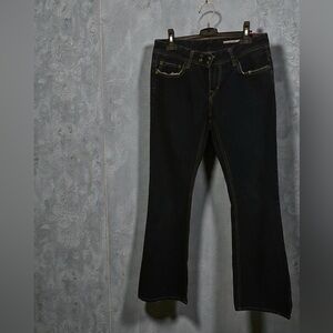 Buffalo David Bitton Dark Blue Boot Cut Jeans